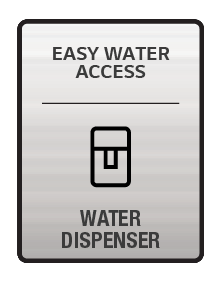 Water & Ice Dispenser