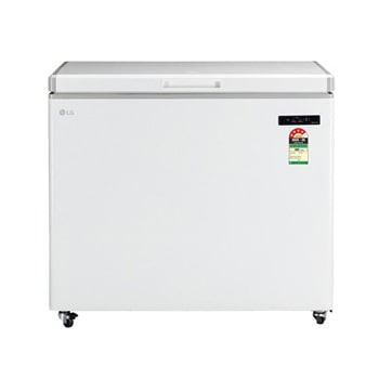 Front view of LG 205L Convertible Chest Freezer with Ultra Freeze, One Touch Convertible, Digital Control & Temperature Display, White, 4 Star - PRO Series CXH5P14A1PA