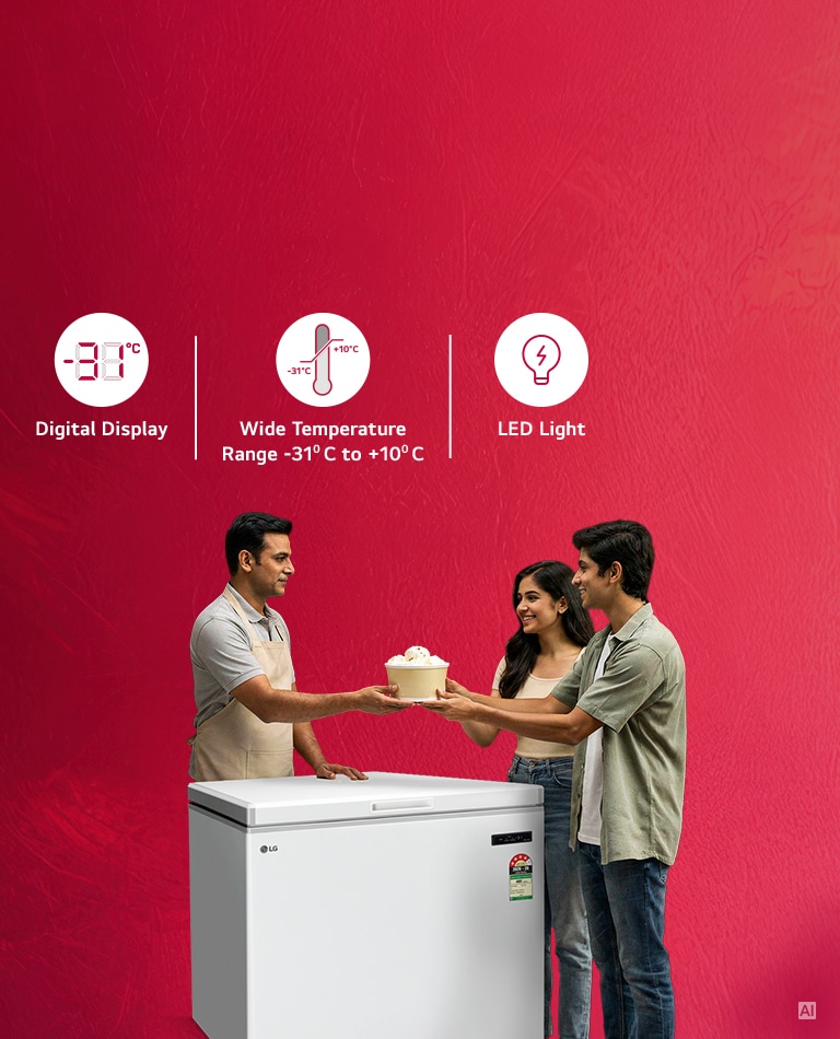 LG Convertible Chest Freezer