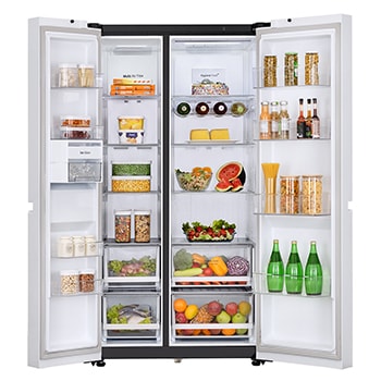 front opne with food view