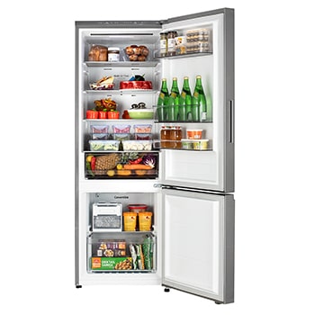 door open with food view