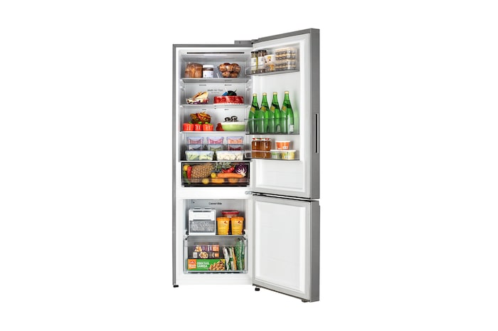 door open with food view