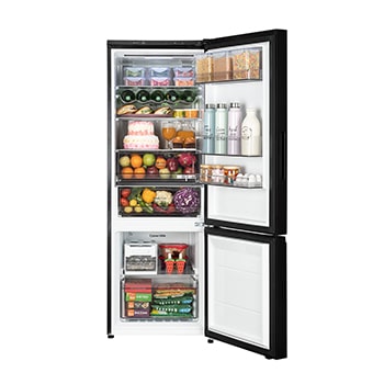 door open with food view