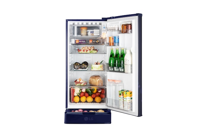 front open view without food