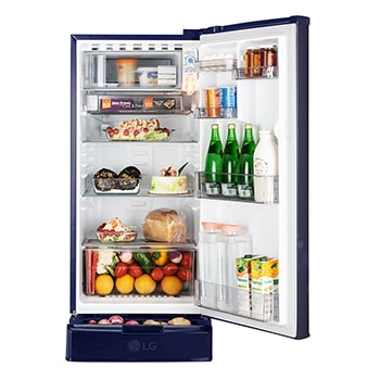 front open view without food