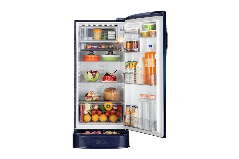 front open with food