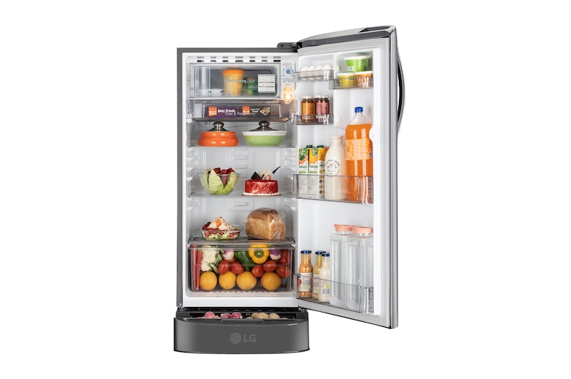 front open with food