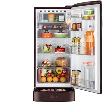 front open with food