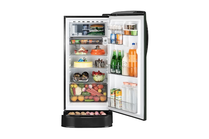 front open with food