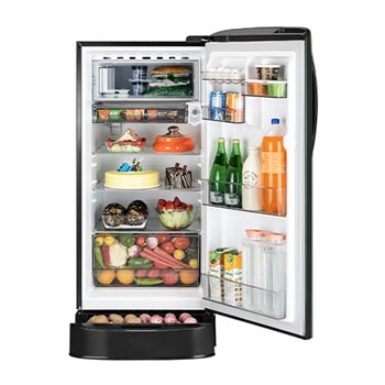 front open with food