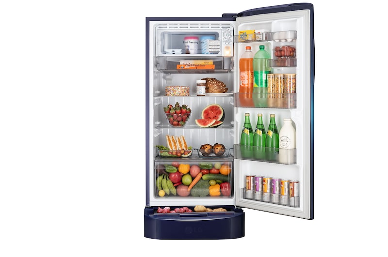 front open with food