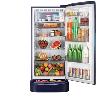 front open with food