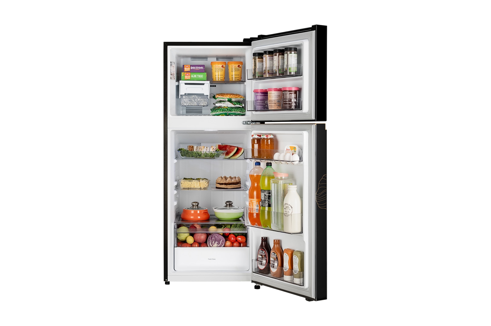 front open with food view