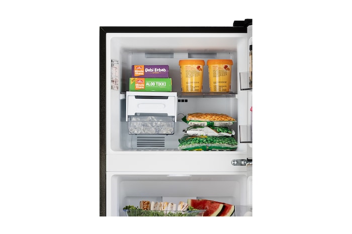 above open with food view