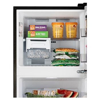 above open with food view