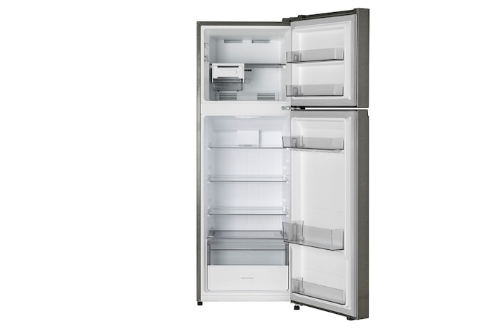 Front view and side view of LG QNED82 AI 4K Smart TV showing its length, width, height, and depth dimensions.