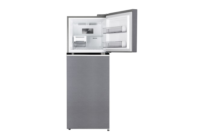LG 322 L Double Door Refrigerator, Smart Inverter Compressor, Smart Diagnosis, Auto Smart Connect, Dazzle Steel, 2 Star, GLT3226SNDS