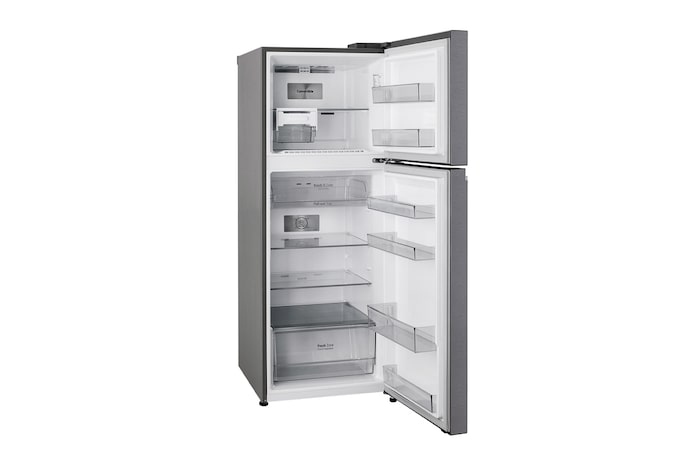 LG 322 L Double Door Refrigerator, Smart Inverter Compressor, Smart Diagnosis, Auto Smart Connect, Dazzle Steel, 2 Star, GLT3226SNDS