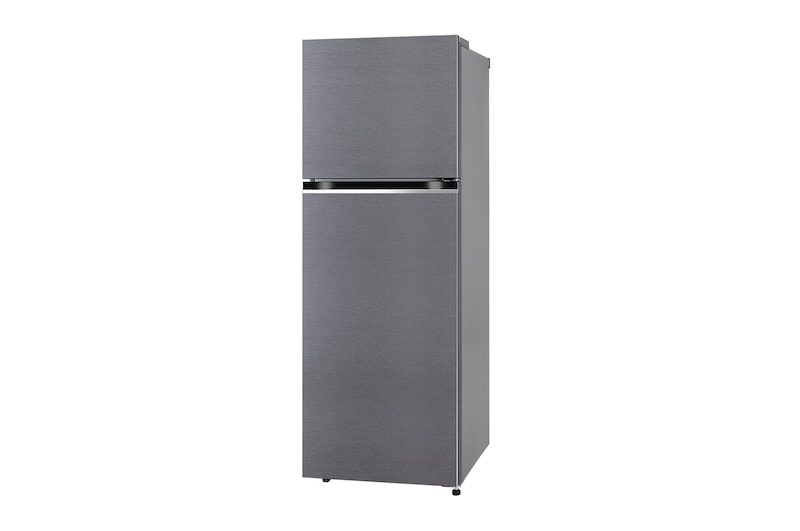 LG 343L Double Door Refrigerator, Convertible, Smart Diagnosis™, Shiny Steel Finish, Dazzle Steel, 2 Star, GLT3426SNDS