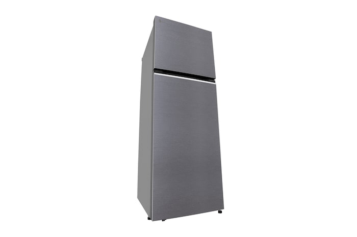 LG 343L Double Door Refrigerator, Convertible, Smart Diagnosis™, Shiny Steel Finish, Dazzle Steel, 2 Star, GLT3426SNDS