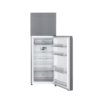 LG 343L Double Door Refrigerator, Convertible, Smart Diagnosis™, Shiny Steel Finish, Dazzle Steel, 2 Star, GLT3426SNDS