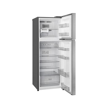 LG 343L Double Door Refrigerator, Convertible, Smart Diagnosis™, Shiny Steel Finish, Dazzle Steel, 2 Star, GLT3426SNDS
