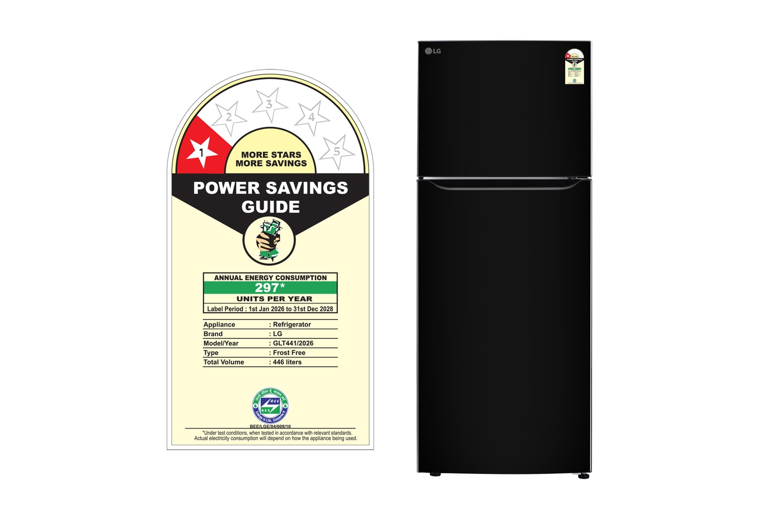 front view door open with food