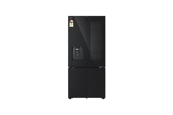 LG GV-K25FFGFB  Side By Side Refrigerators Front View