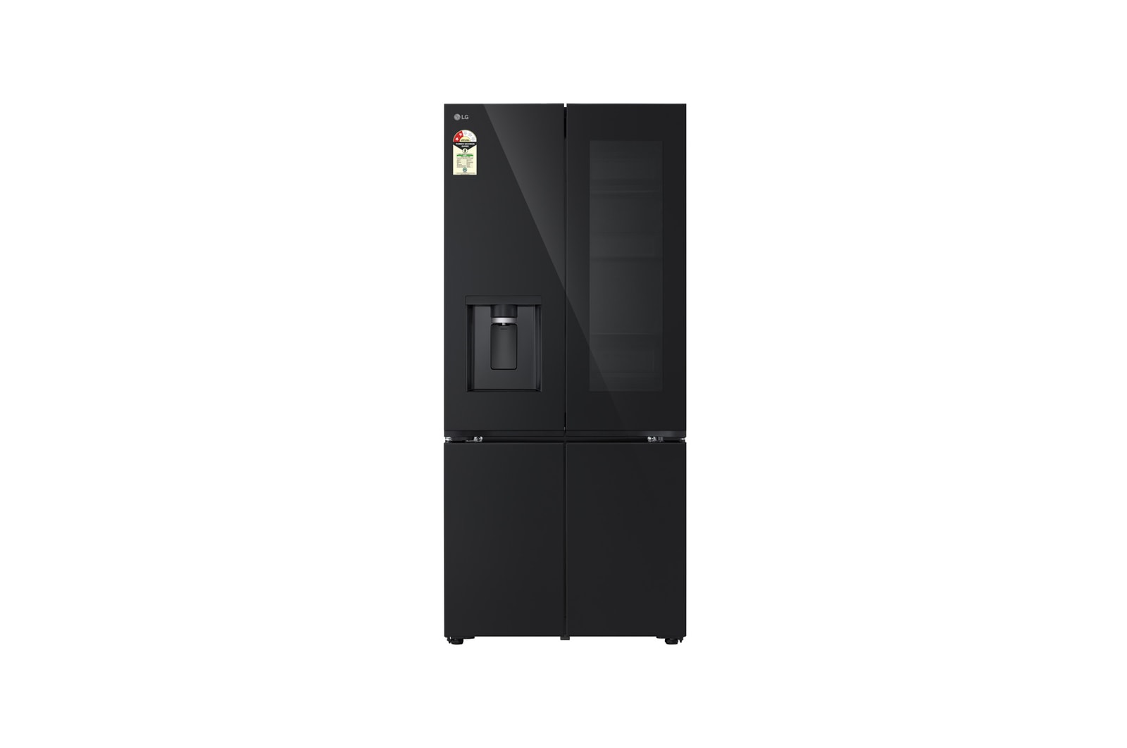 LG GV-K25FFGFB  Side By Side Refrigerators Front View
