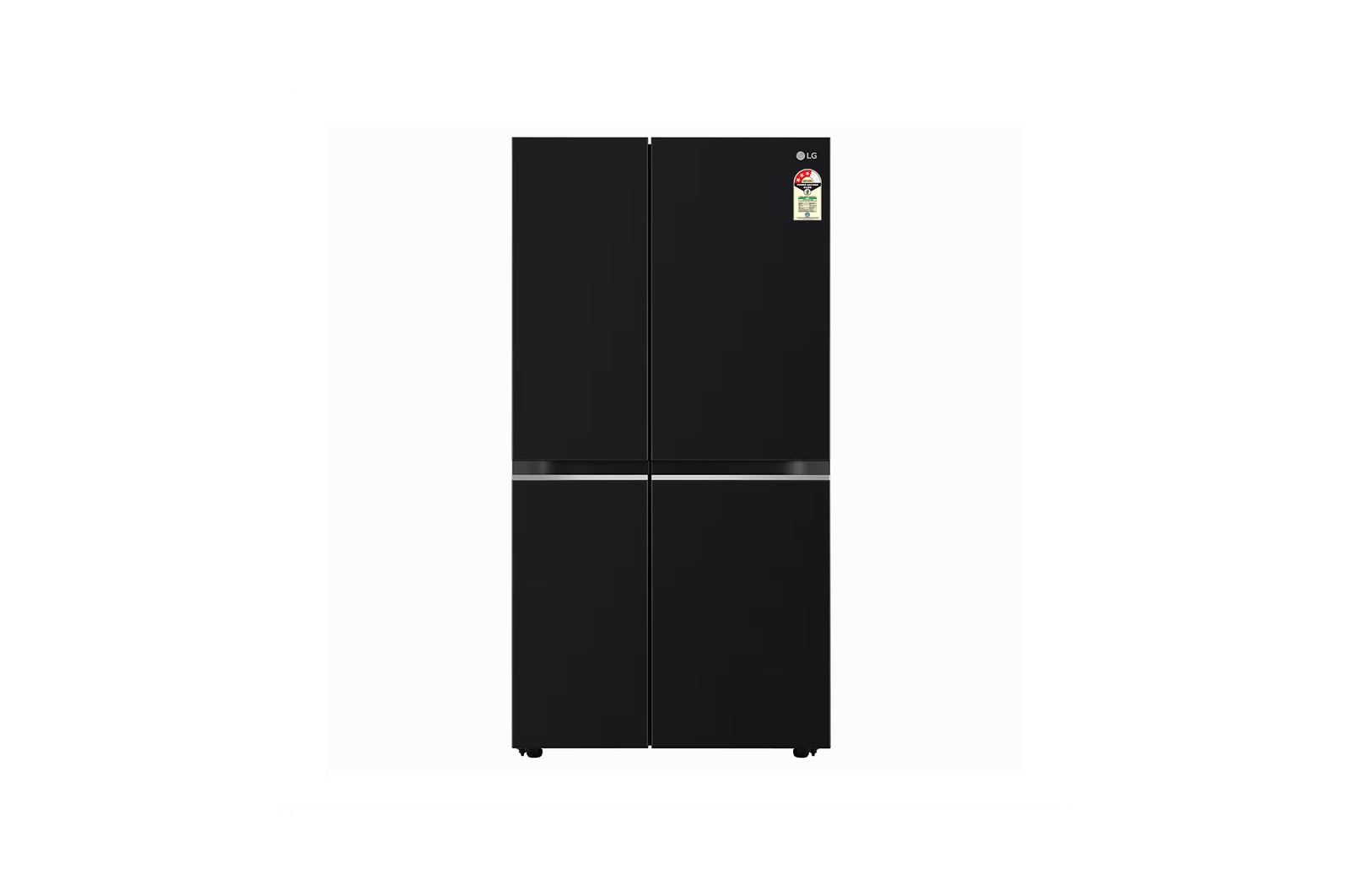 LG GL-B257HWB3 Side by Side Refrigerators front view
