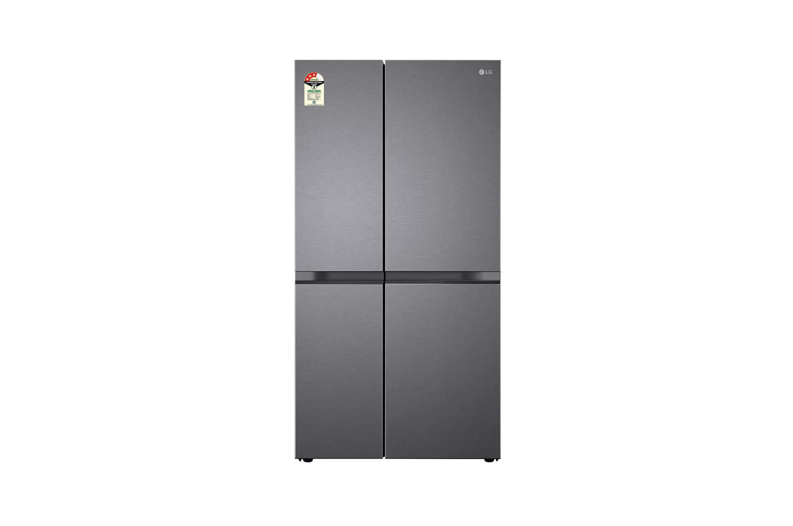 LG GL-B257JDS3 Side by Side Refrigerators front view