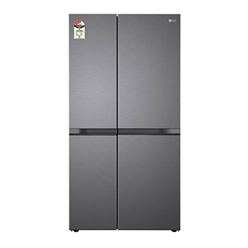 LG GL-B257JDS3 Side by Side Refrigerators front view