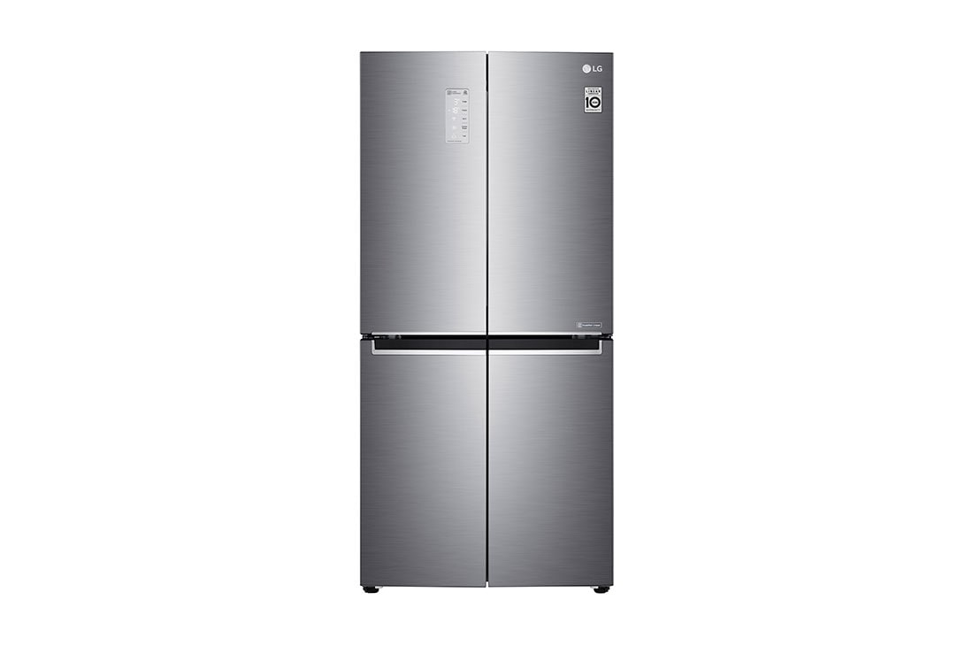 LG 594L Side by Side Refrigerator with Inverter Linear Compressor in Platinum Silver III Color, GC-B22FTLPL