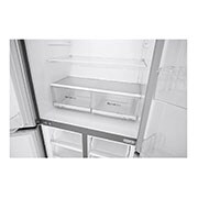 LG 594L Side by Side Refrigerator with Inverter Linear Compressor in Platinum Silver III Color, GC-B22FTLPL