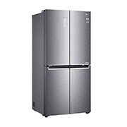 LG 594L Side by Side Refrigerator with Inverter Linear Compressor in Platinum Silver III Color, GC-B22FTLPL