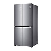 LG 594L Side by Side Refrigerator with Inverter Linear Compressor in Platinum Silver III Color, GC-B22FTLPL