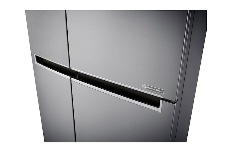 LG 687L Side by Side Smart Inverter Refrigerator in Platinum Silver Color, GC-B247SLUV