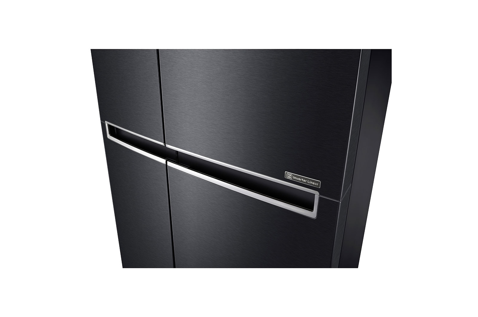 LG 697L Side by Side Refrigerator with Inverter Linear Compressor in Matte Black Color., GC-B247SQUV