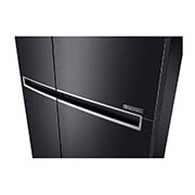 LG 697L Side by Side Refrigerator with Inverter Linear Compressor in Matte Black Color., GC-B247SQUV