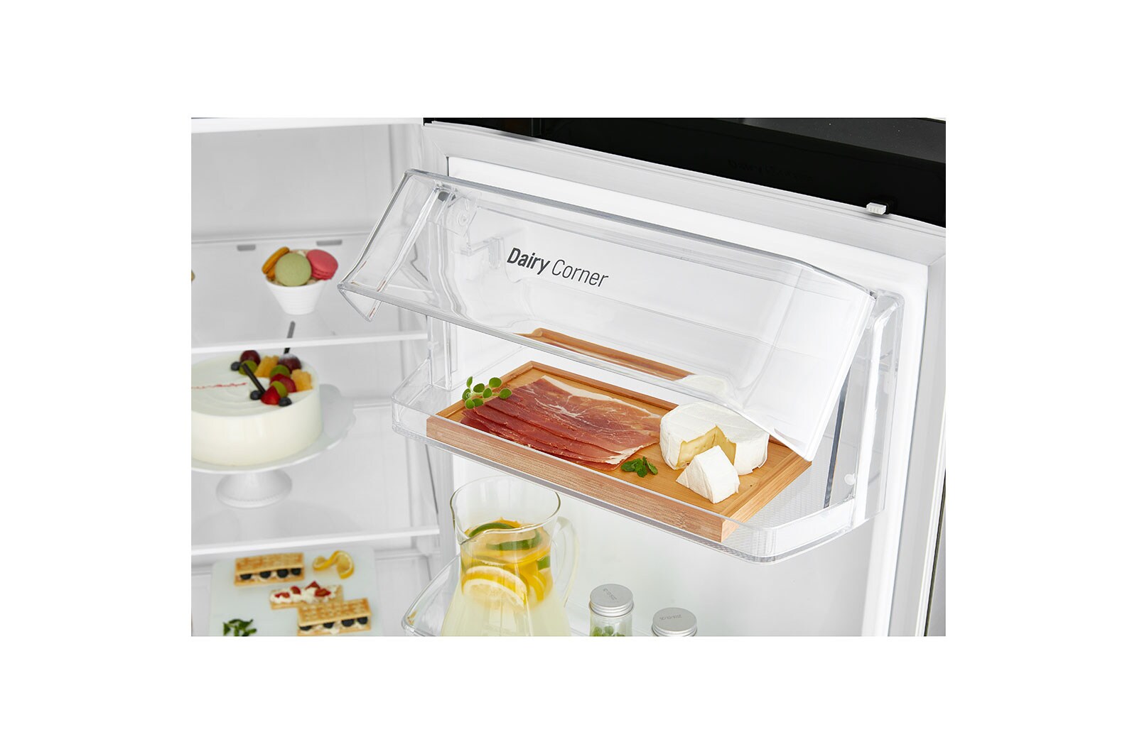 LG 697L Side by Side Refrigerator with Inverter Linear Compressor in Matte Black Color., GC-B247SQUV