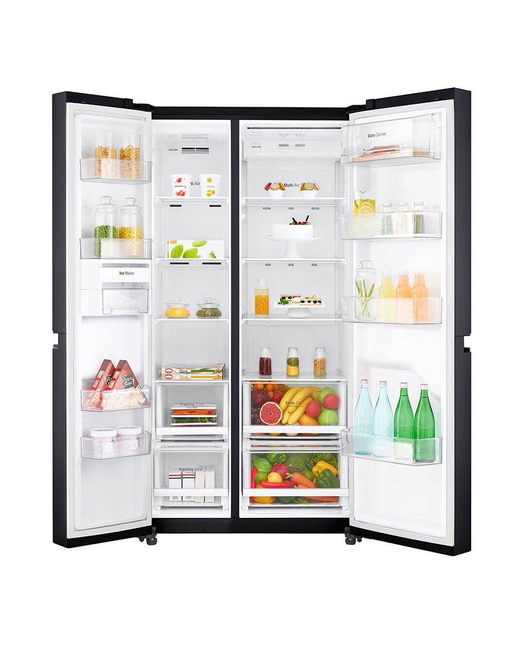 Buy 687L Side by Side Door Refrigerator GCB247SQUV LG IN