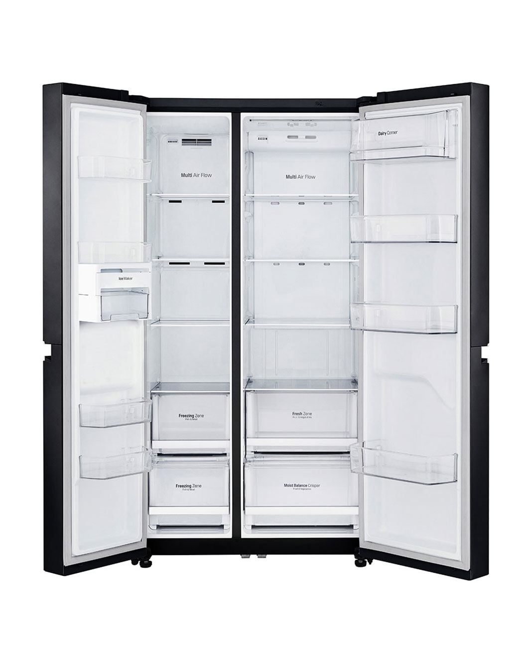 Buy 687L Side by Side Door Refrigerator GCB247SQUV LG IN