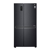 LG 697L Side by Side Refrigerator with Inverter Linear Compressor in Matte Black Color., GC-B247SQUV
