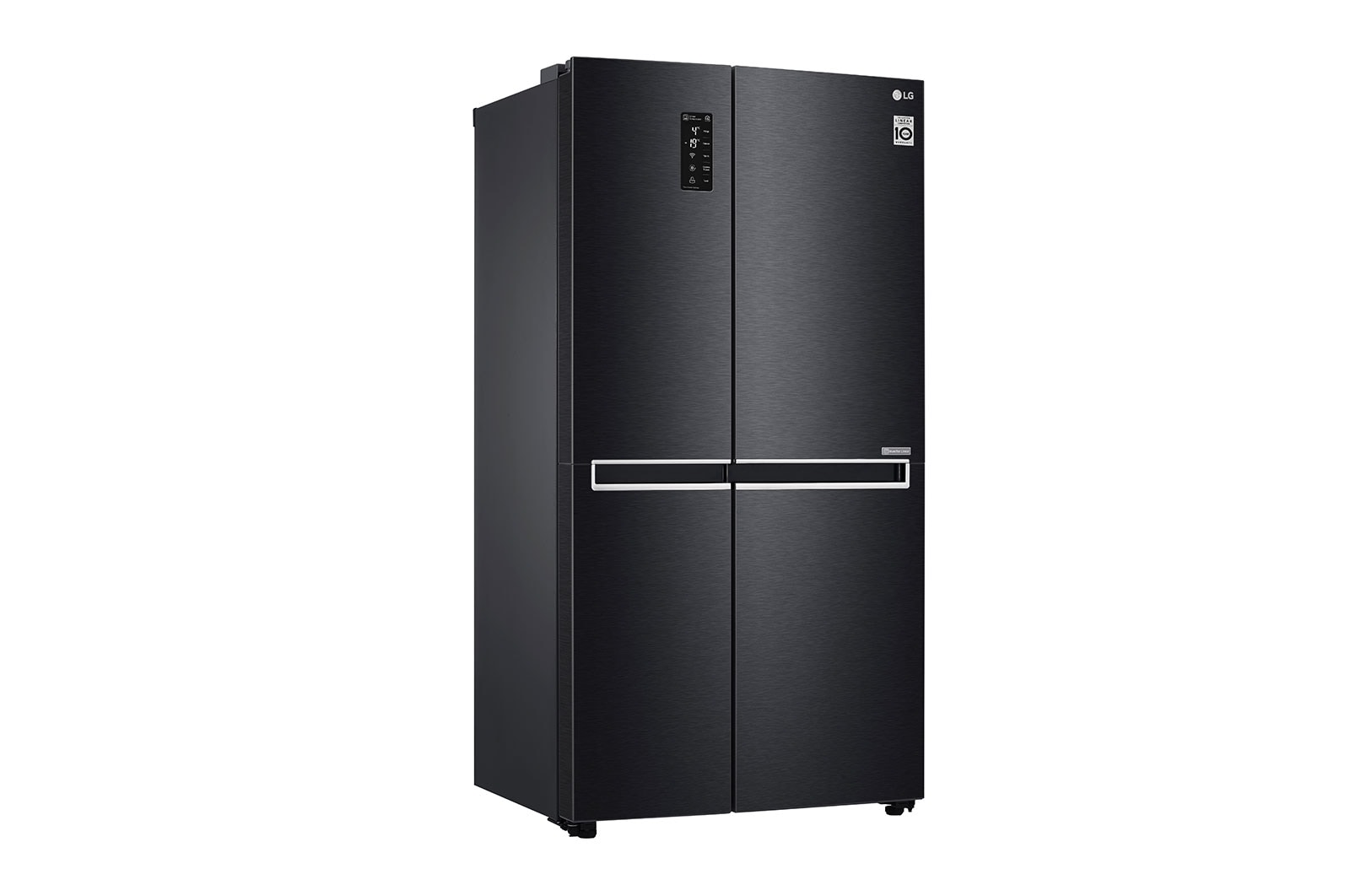 LG 697L Side by Side Refrigerator with Inverter Linear Compressor in Matte Black Color., GC-B247SQUV