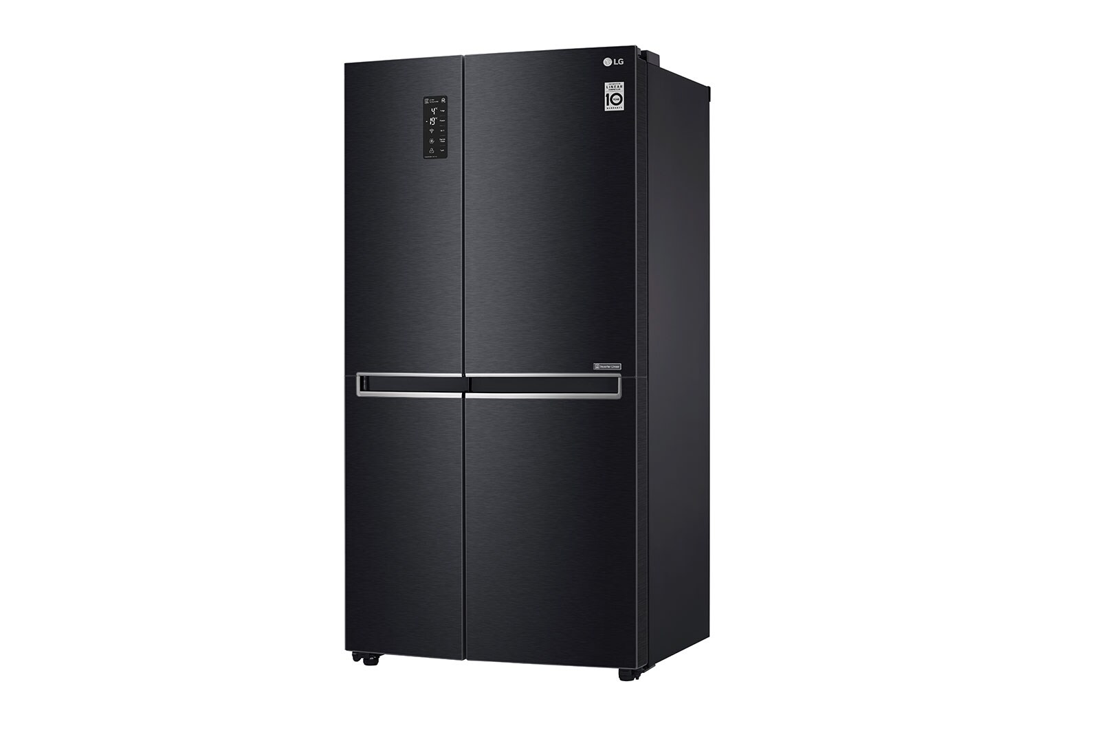 LG 697L Side by Side Refrigerator with Inverter Linear Compressor in Matte Black Color., GC-B247SQUV