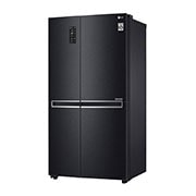 LG 697L Side by Side Refrigerator with Inverter Linear Compressor in Matte Black Color., GC-B247SQUV