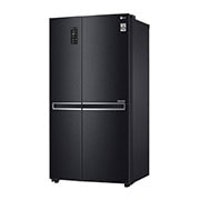 LG 697L Side by Side Refrigerator with Inverter Linear Compressor in Matte Black Color., GC-B247SQUV