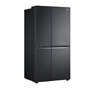 LG 694L, Side-by-Side Refrigerator with Smart Inverter Compressor, DoorCooling+™, Mate Black Color, Smart Diagnosis™, GC-B257SQUV