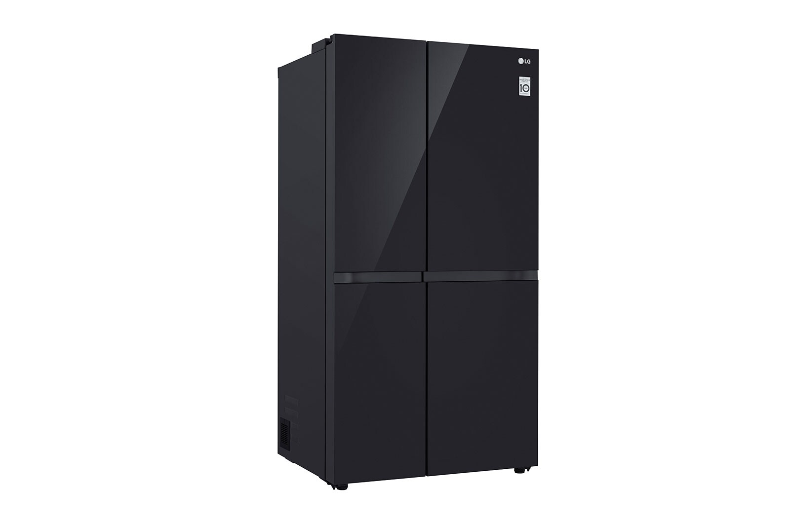LG 694L, Side by Side Refrigerator with Premium Glass Door, Smart Inverter Compressor, Hygiene Fresh+™, DoorCooling+™, Smart Diagnosis™, GC-B257UGBM