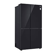 LG 694L, Side by Side Refrigerator with Premium Glass Door, Smart Inverter Compressor, Hygiene Fresh+™, DoorCooling+™, Smart Diagnosis™, GC-B257UGBM
